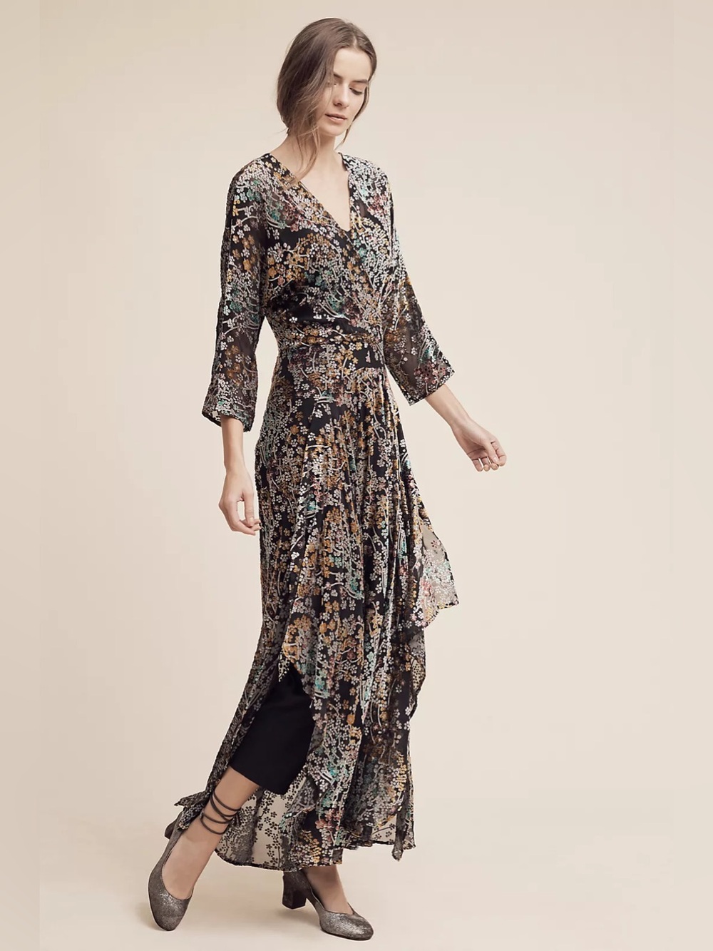 Moulinette Soreurs Anthropologie Woodland Maxi Dress